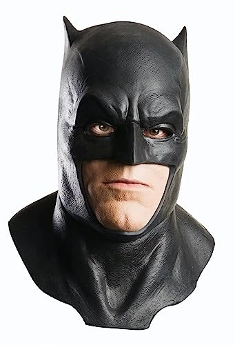 Rubies Adult Batman V Superman: Dawn Of Justice Batman Foam Latex Mask With Cowl Costume Accessory, Black, One Size US 3 Rubies Adult Batman V Superman: Dawn Of Justice Batman Foam Latex Mask With Cowl Costume Accessory, Black, One Size US
