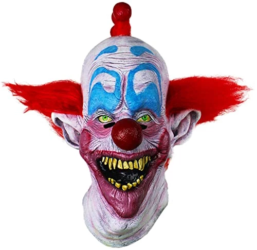 Rubie's Men's Killer Klowns From Outer Space Deluxe Overhead Latex Mask 3 Rubie's Men's Killer Klowns From Outer Space Deluxe Overhead Latex Mask