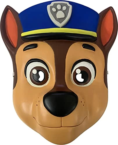 Rubies Child's Paw Patrol Chase Plastic Half-Mask, One Size 3 Rubies Child's Paw Patrol Chase Plastic Half-Mask, One Size