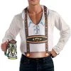 Forum Novelties Mens Oktoberfest Vest Costume Accessory, As Shown, One Size US