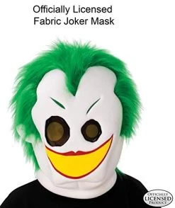 Rubie's DC Super Villains Joker Oversized Plush Mascot Mask, As Shown, One Size -Rubies Shop 41QJat9lPBL