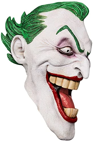 Rubies Adult DC Heroes And Villains Collection Deluxe Joker Costume Latex Mask, As Shown, One Size 4 Rubies Adult DC Heroes And Villains Collection Deluxe Joker Costume Latex Mask, As Shown, One Size - Image 2