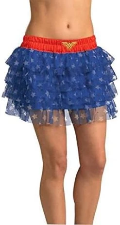 Rubie's DC Comics Superhero Style Skirt With Sequins, Red, One Size Costume -Rubies Shop 41SGJvcgHTL. AC