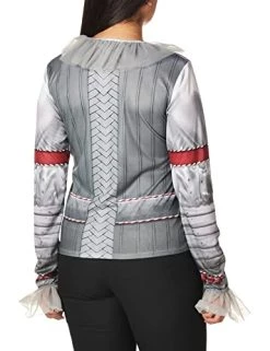 Rubie's Women's IT Movie Chapter 2 Pennywise Costume Top And Make Up, As Shown -Rubies Shop 41SLPaUhNUL