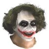 Batman The Dark Knight Adult Joker Latex Mask With Hair