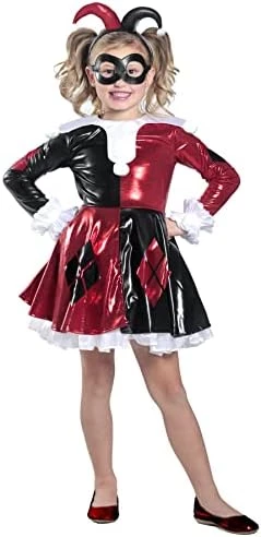 Princess Paradise Girls' Dc Harley Quinn Premium Child Dress 8 Princess Paradise Girls' Dc Harley Quinn Premium Child Dress - Image 6