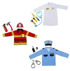 Forum Novelties Child's Frontline: Everyday Heroes Trunk Set (Police, Firefighter, Doctor), Small -Rubies Shop 41Y6stVAHuL