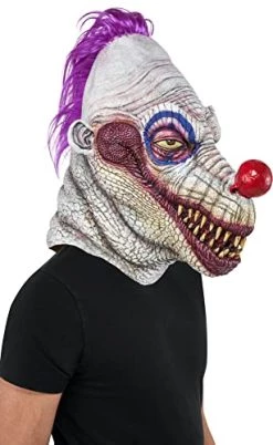 Rubie's Men's Killer Klowns From Outer Space Deluxe Overhead Latex Mask -Rubies Shop 41ZLo3U4kRL