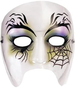 Forum Novelties, Unisex Child Standard Half Mask-Transparent-Female, Multi, One Size