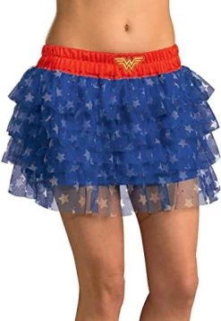 Rubie's DC Comics Superhero Style Skirt With Sequins, Red, One Size Costume -Rubies Shop 41acOvI1NfL. AC
