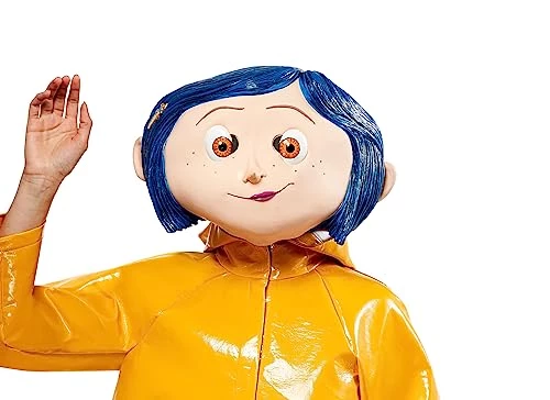 Rubie's Adult Coraline Deluxe Overhead Latex Mask, As Shown, One Size 3 Rubie's Adult Coraline Deluxe Overhead Latex Mask, As Shown, One Size