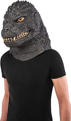 Rubie's Adult Godzilla Deluxe Overhead Latex Mask, As Shown, One Size -Rubies Shop 41eSCJW6CdL