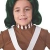 Rubie's Official Willy Wonka And The Chocolate Factory Oompa Loompa Wig Child's Fancy Dress Accessory (One Size) -Rubies Shop 41fKUZc2ShL