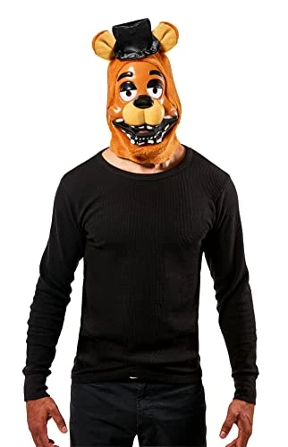 Rubie's Adult Five Nights At Freddy's Plush Freddy Costume Mask, As Shown, One Size 4 Rubie's Adult Five Nights At Freddy's Plush Freddy Costume Mask, As Shown, One Size - Image 2