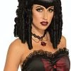Forum Novelties Women's Regal Vampiress Costume Wig, Black, One Size -Rubies Shop 41gtBBKTB7L