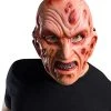 Rubie's Mens Nightmare On Elm Street Freddy Krueger Vacuform Costume Mask, As Shown, One Size US -Rubies Shop 41gvBDE9h0L