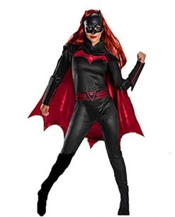 Rubie's Womens Dc Comics Batwoman Wig And Mask Costume Accessories, As Shown, One Size US