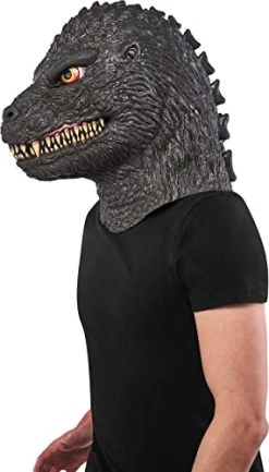 Rubie's Adult Godzilla Deluxe Overhead Latex Mask, As Shown, One Size -Rubies Shop 41jtw1APFmL