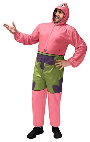 Rubie's Unisex-adult Classic Spongebob Patrick Star Comfy Wear Jumpsuit 4 Rubie's Unisex-adult Classic Spongebob Patrick Star Comfy Wear Jumpsuit - Image 2