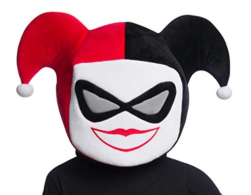Rubie's Women's DC Super Villains Adult Harley Quinn Oversized Fabric Mask, As Shown, One Size 4 Rubie's Women's DC Super Villains Adult Harley Quinn Oversized Fabric Mask, As Shown, One Size - Image 2