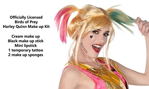 Adult Birds Of Prey Harley Quinn Makeup Kit 4 Adult Birds Of Prey Harley Quinn Makeup Kit - Image 2