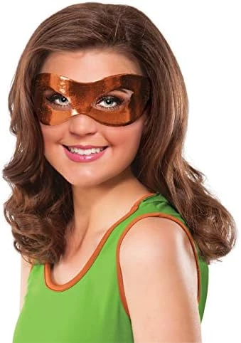 Rubie's Costume Co Women's Teenage Mutant Ninja Turtles Michelangelo Eye Mask 4 Rubie's Costume Co Women's Teenage Mutant Ninja Turtles Michelangelo Eye Mask - Image 2