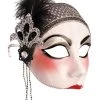 Forum Novelties Women's Standard Flapper Half Mask W/Feather, Multi -Rubies Shop 41rlGchjnLL