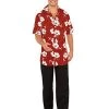 Pizazz! Men's Button Front Hawaiian Costume Top -Rubies Shop 41sU3IjBMuL