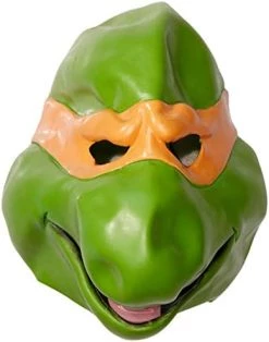 Nickelodeon Teenage Mutant Ninja Turtles Adult Michelangelo 3/4 Mask -Rubies Shop 41sbMemVFzL. AC