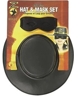 Rubie's Costume Children's Zorro Hat And Eye Mask Set -Rubies Shop 41stt176j L