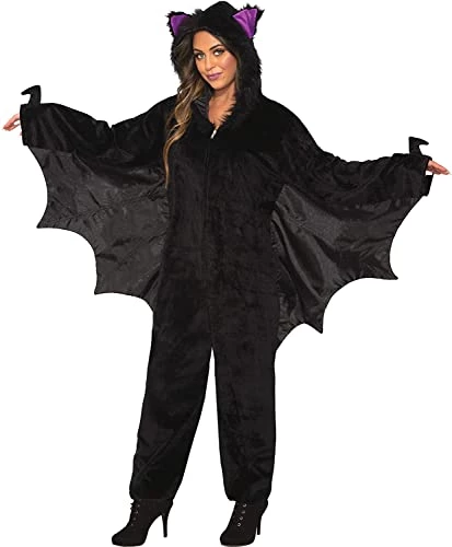 Forum Novelties Bat Jumpsuit Adult Costume 3 Forum Novelties Bat Jumpsuit Adult Costume