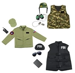 Forum Novelties Child's Tactical Hero Trunk Set (Soldier, Pilot, FBI), Small 9 Forum Novelties Child's Tactical Hero Trunk Set (Soldier, Pilot, FBI), Small -Rubies Shop 41usRbEuVeL