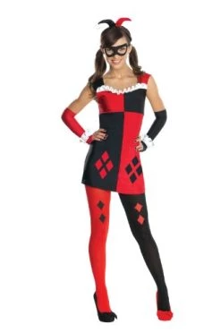 Rubies DC Super Villains Harley Quinn Tween Costume, Small