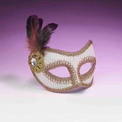 Forum Deluxe Half Mask With Feathers -Rubies Shop 41w2Cc2rvhL. AC
