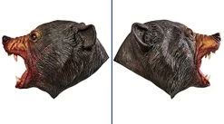 Rubie's Adult Cocoa Black Bear Deluxe Overhead Latex Mask, As Shown -Rubies Shop 41wYxavBwFL