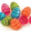 Forum Novelties 80047 Easter Plastic Eggs Striped, Multi (Pack Of 8 ) -Rubies Shop 41y5yFMr2LL