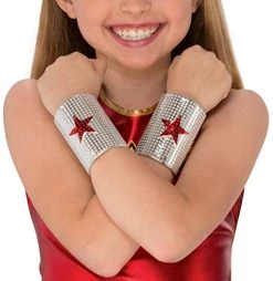 Rubie's Costume Wonder Woman Child's Gauntlets Costume Accessory -Rubies Shop 41z8cDxyorL