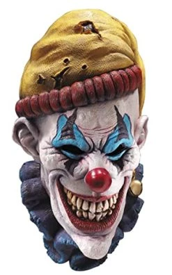 Rubie's Mens Insano The Clown Overhead Mask Adult Sized Costumes, Multi Color, One Size US