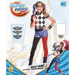 Rubie's DC Superhero Girl's Harley Quinn Costume, Large -Rubies Shop 510VPyhHu1L