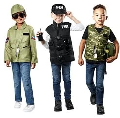 Forum Novelties Child's Tactical Hero Trunk Set (Soldier, Pilot, FBI), Small 12 Forum Novelties Child's Tactical Hero Trunk Set (Soldier, Pilot, FBI), Small -Rubies Shop 510qYcFLNfL