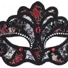 Forum Mardi Gras Costume Masquerade Half Mask With Lace And Rhinestones -Rubies Shop 511UjYTjykS