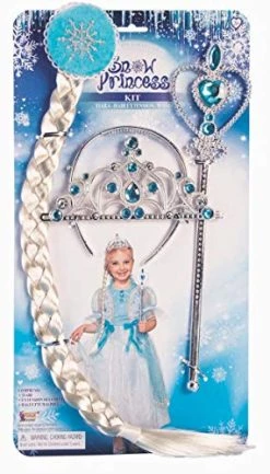 Forum Novelties Child's Snow Princess Accessory Set, As Shown, One Size
