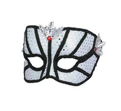 Forum Novelties Women's Karneval Style Half Mask With Sequins