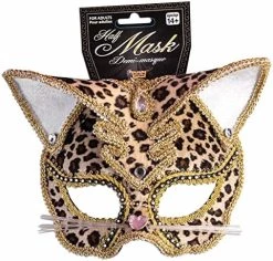 Deluxe Leopard Mask -Rubies Shop 514obVhOBsL. AC
