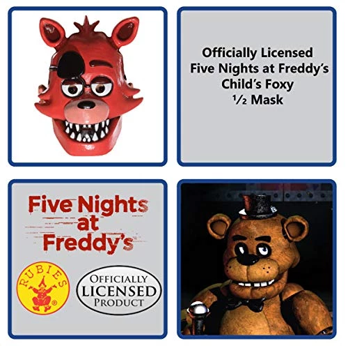 Five Nights At Freddy's - Foxy Child PVC Mask 4 Five Nights At Freddy's - Foxy Child PVC Mask - Image 2
