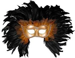Forum Elaborate Feather Venetian Mask