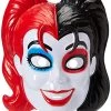 Rubie's Women's DC Comics Harley Quinn Mask, As Shown, One Size -Rubies Shop 519QDe50deL