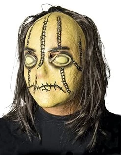 Forum Novelties Standard Silent Terror Mask, Gray, One Size