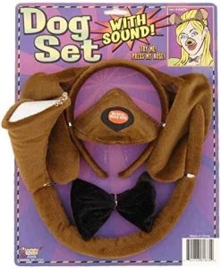 Forum Novelties Animal Costume Set Reindeer Ears Nose Tail With Sound Effects -Rubies Shop 51BYAnMt0UL. AC 1