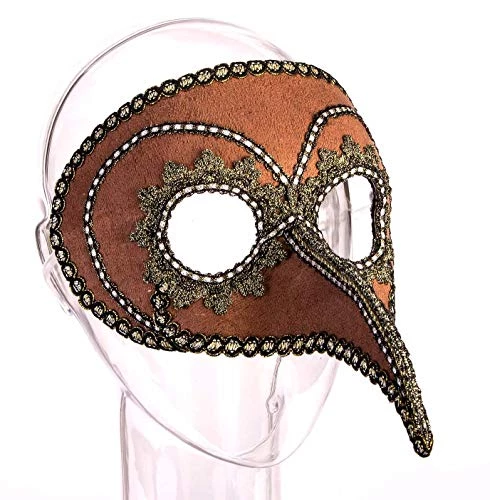 Forum Novelties Unisex Adults Steampunk Beaked Mask Adult Sized Costumes, Bronze/Gold, One Size US 3 Forum Novelties Unisex Adults Steampunk Beaked Mask Adult Sized Costumes, Bronze/Gold, One Size US